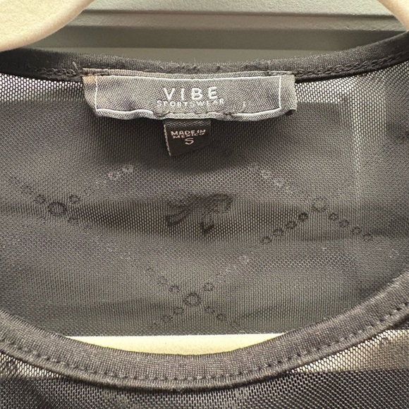 Black sheer mesh bow crop shirt (similar to Marine Serre sheer top) - Picture 5 of 14